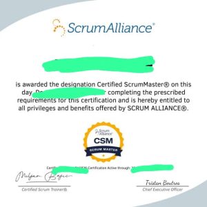 Buy Certified ScrumMaster (CSM) online without exams