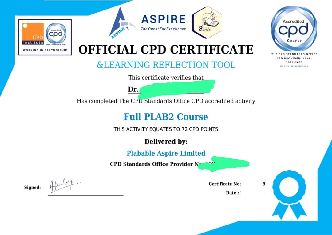 Buy PLAB Certificate Online Without Exams